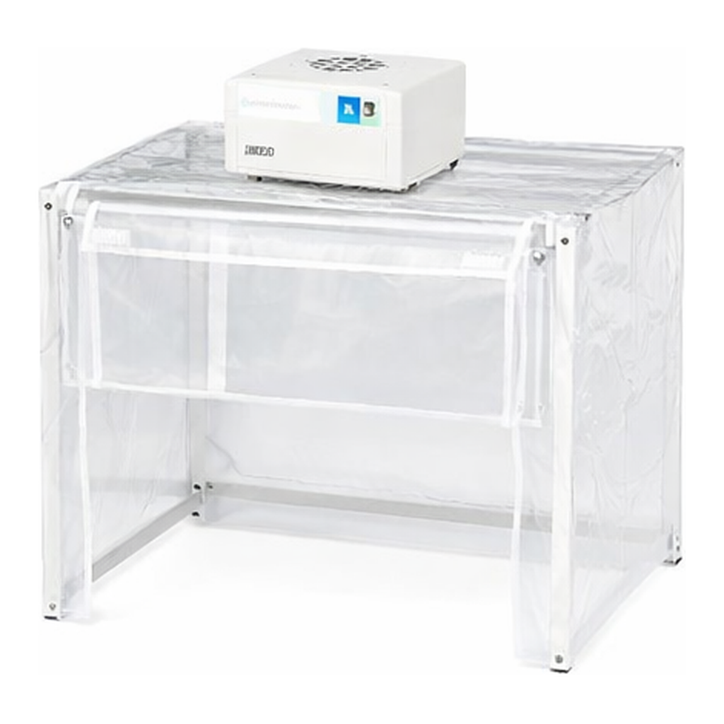 AS ONE Folding Simple Clean Booth With 1 Fan Unit