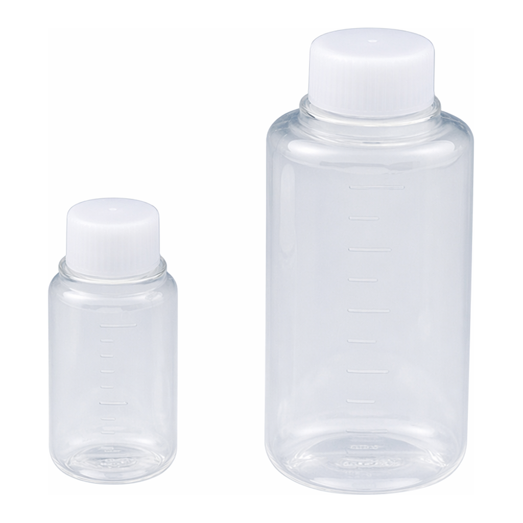 AS ONE PC TECHNO Bottle (Wide-Mouth), PC 테크노 병 (광구)