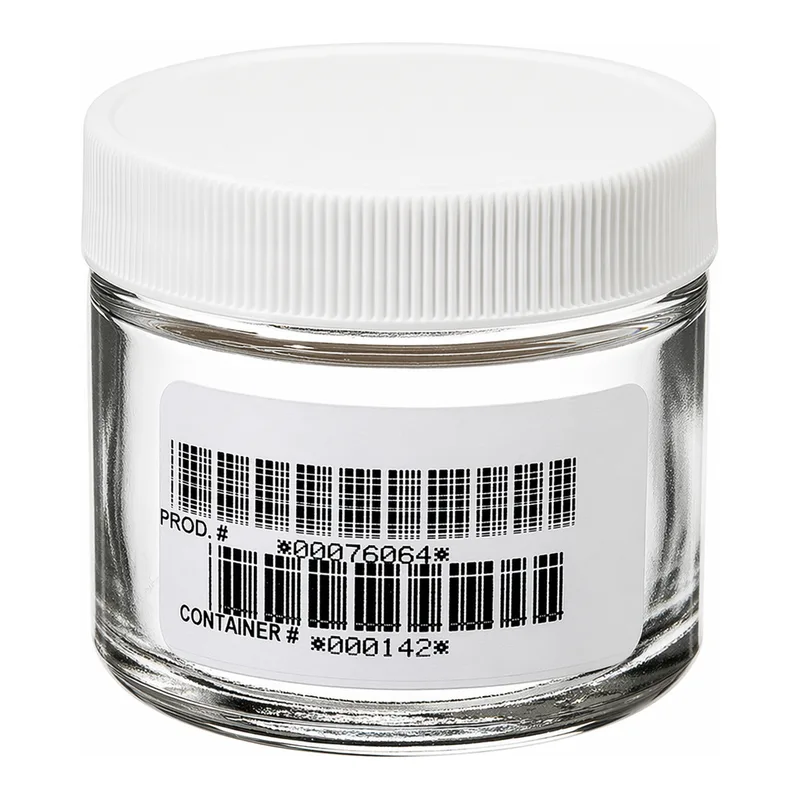Thermo Fisher Scientific Certified Clean Clear Glass Straight-Sided Jars