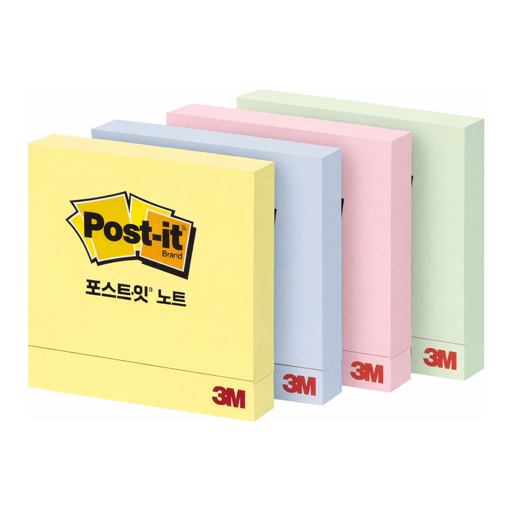 OFFICENEX 3M 포스트잇 654 애플민트 76x76mm(총100장/1패드)