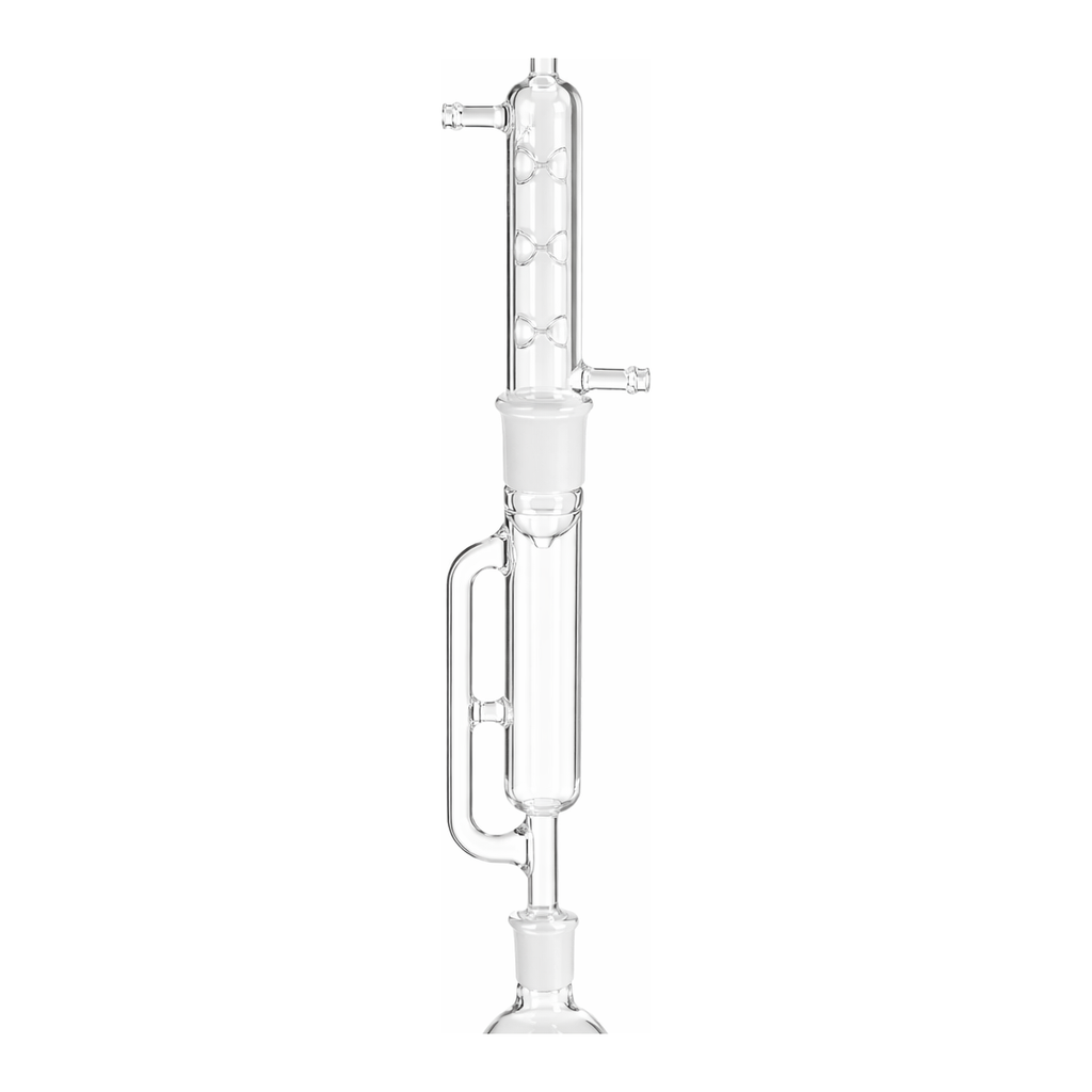 Merck Pyrex(R) extraction apparatus with Allihn condenser, jointed