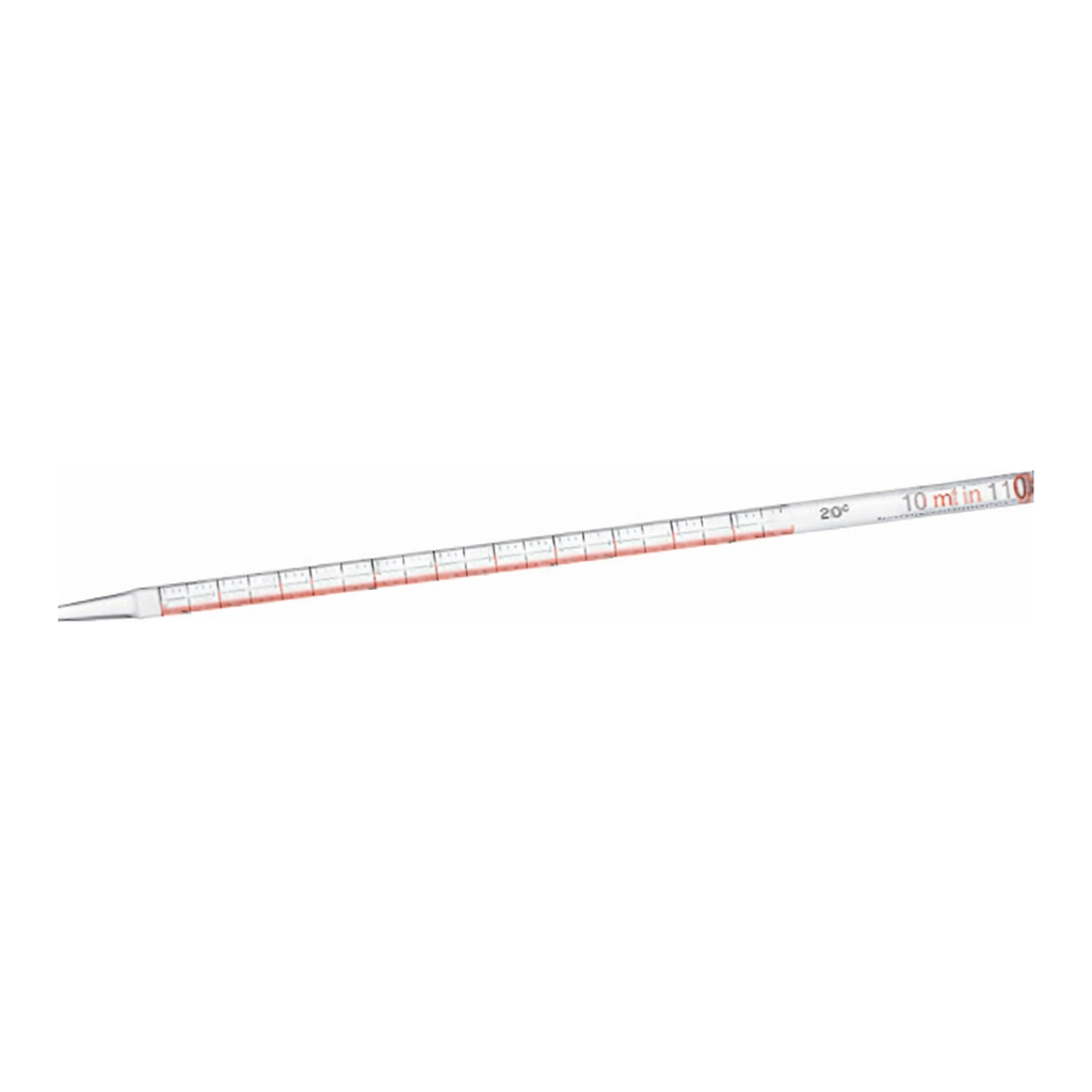 Greiner Bio One PIPETTE, 10 ML, GRADUATED 1/10 ML, STERILE,BULK PACKAGING, 25 PCS./BAG