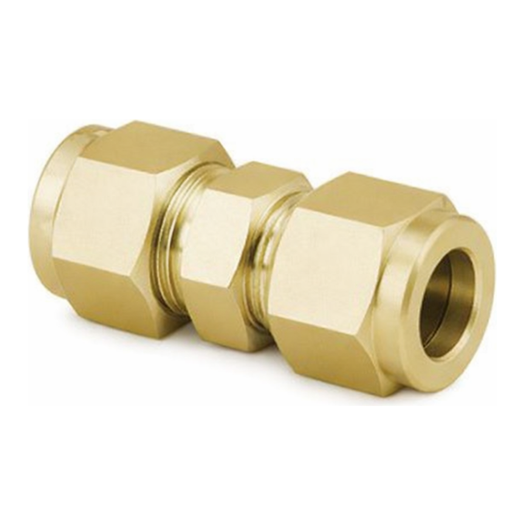Restek Swagelok Fitting, Brass, 1/4in Union, 5-pk
