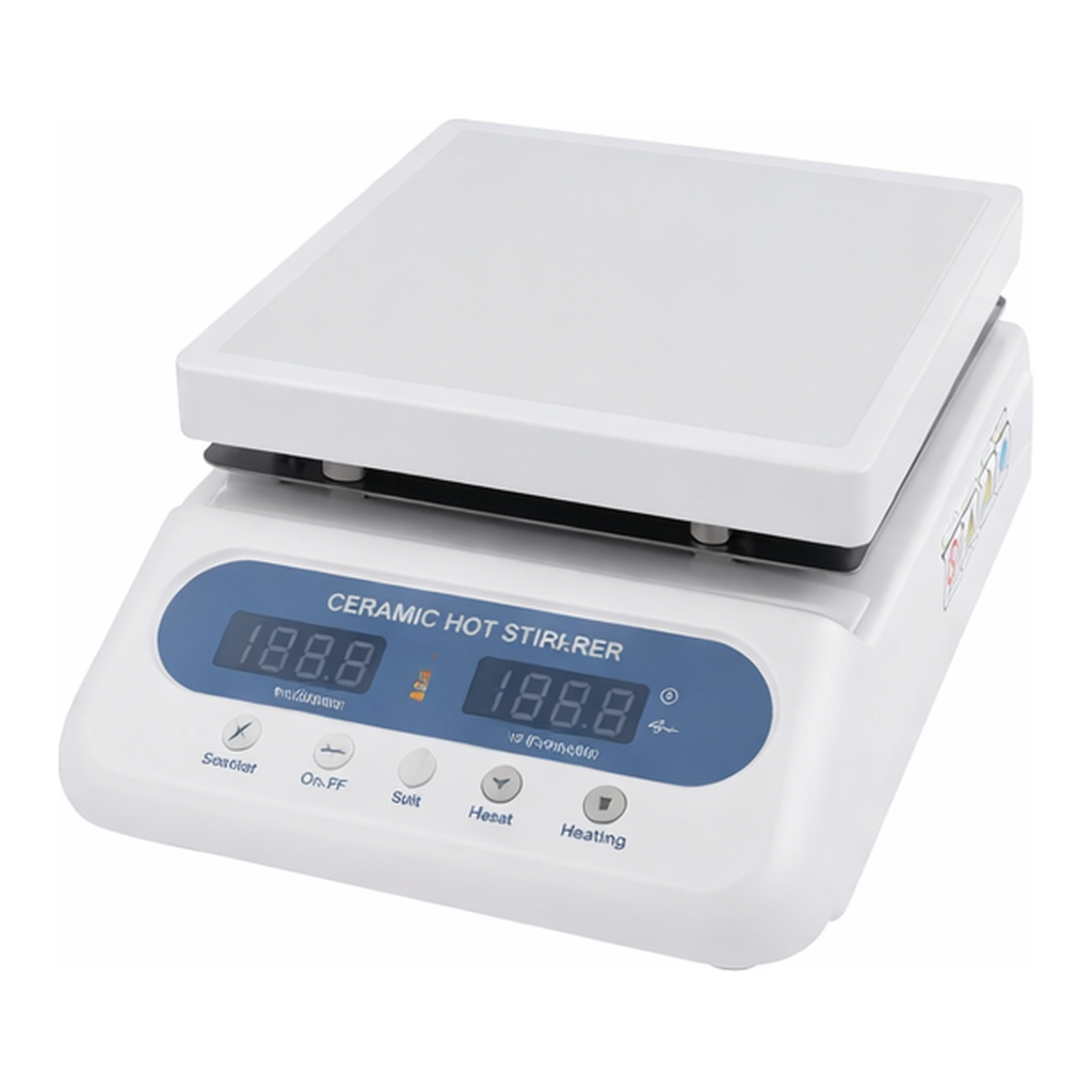 AS ONE Ceramic Hot Stirrer (Digital Type) 550℃ 175 x 178mm