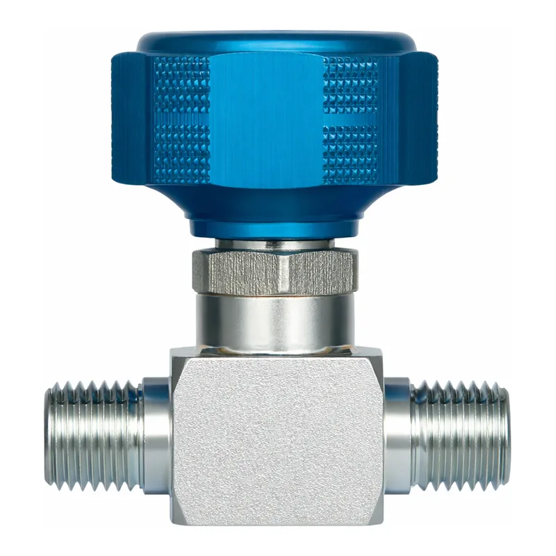 Restek Sample Cylinder Valve UHP, 1/4in Male NPT x 1/4in Male NPT 5000psig DOT press rating, Stai