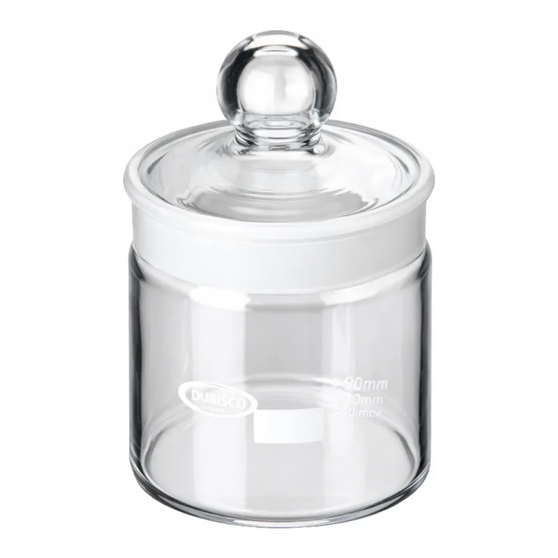 Daihan Science Glass Weighing Bottle, with Ground Glass Stopper, Short- & Tall-form, 5~85㎖<br>E