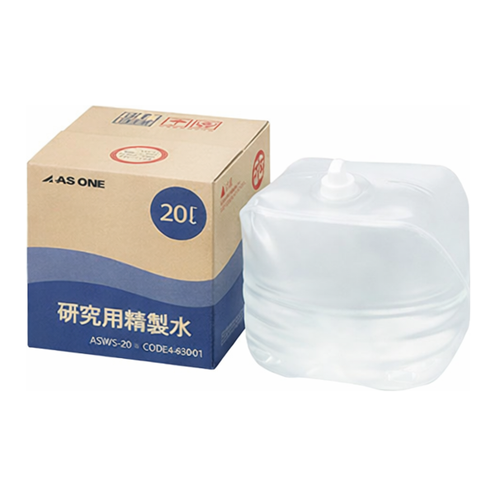 AS ONE 4-930-01 Laboratory Purified Water 20L　ASSWS-20