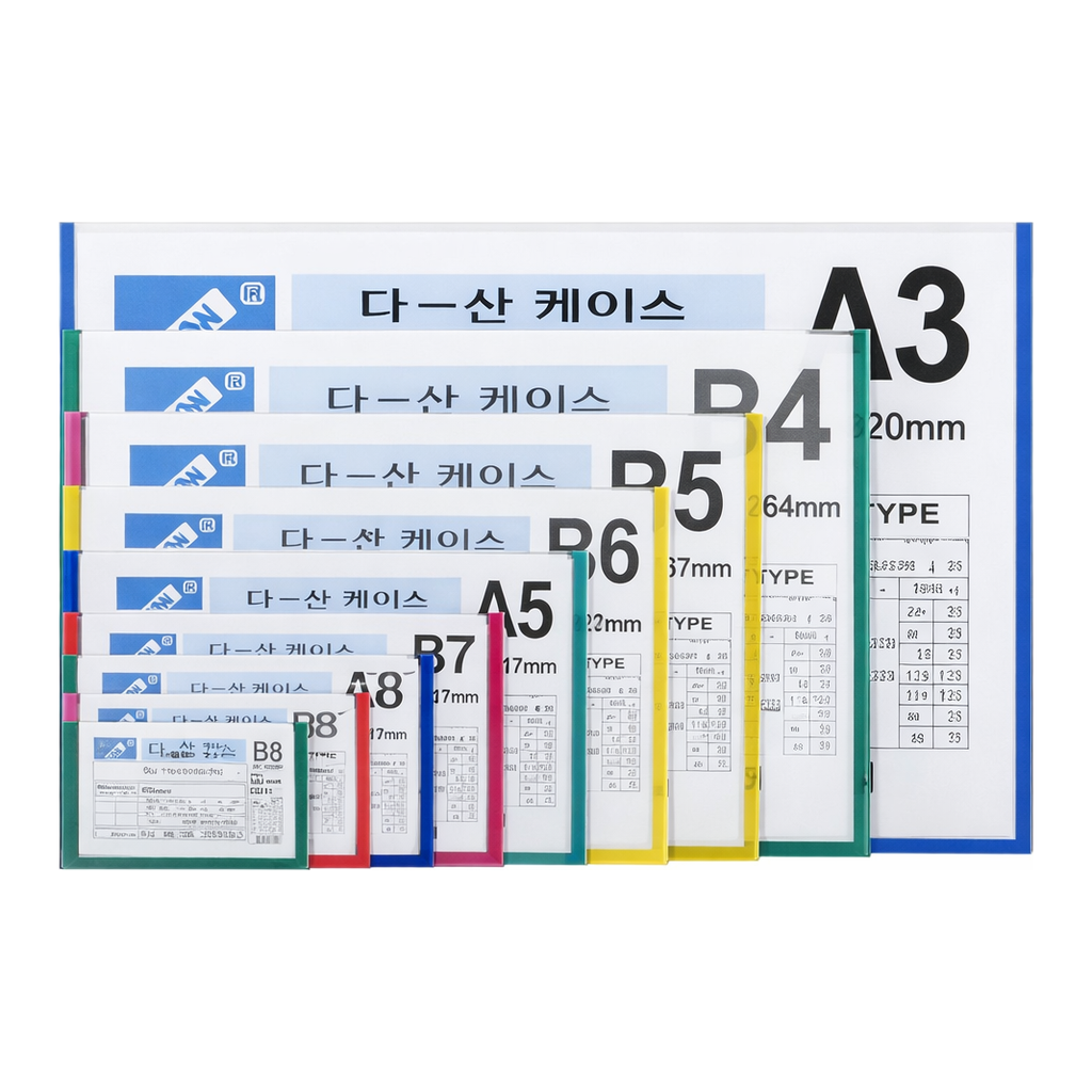 OFFICENEX 다산케이스(A4/297x210mm/백색/가로형)