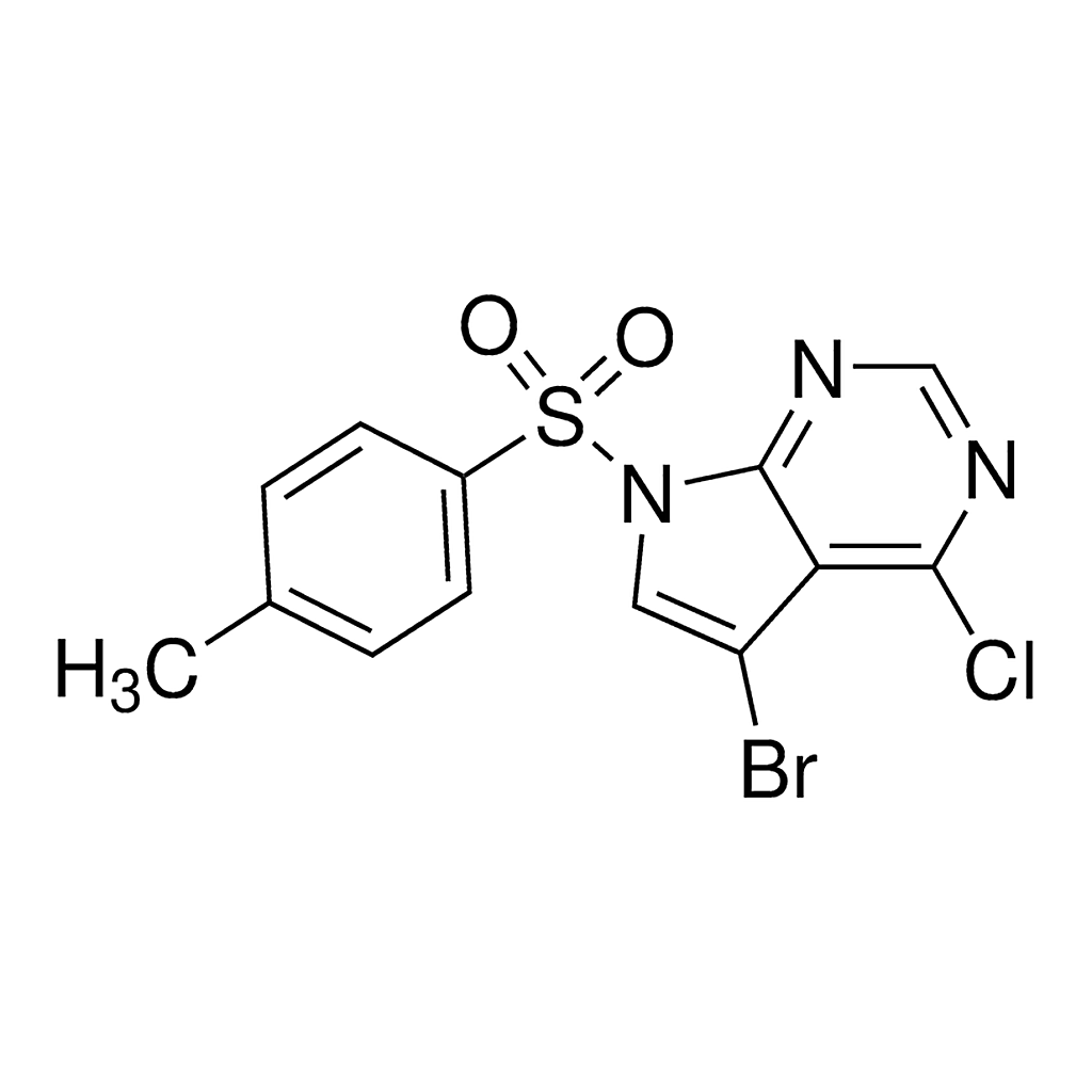 Merck 5-Bromo-4-chloro-7-tosyl-7H-pyrrolo[2,3-d]pyrimidine