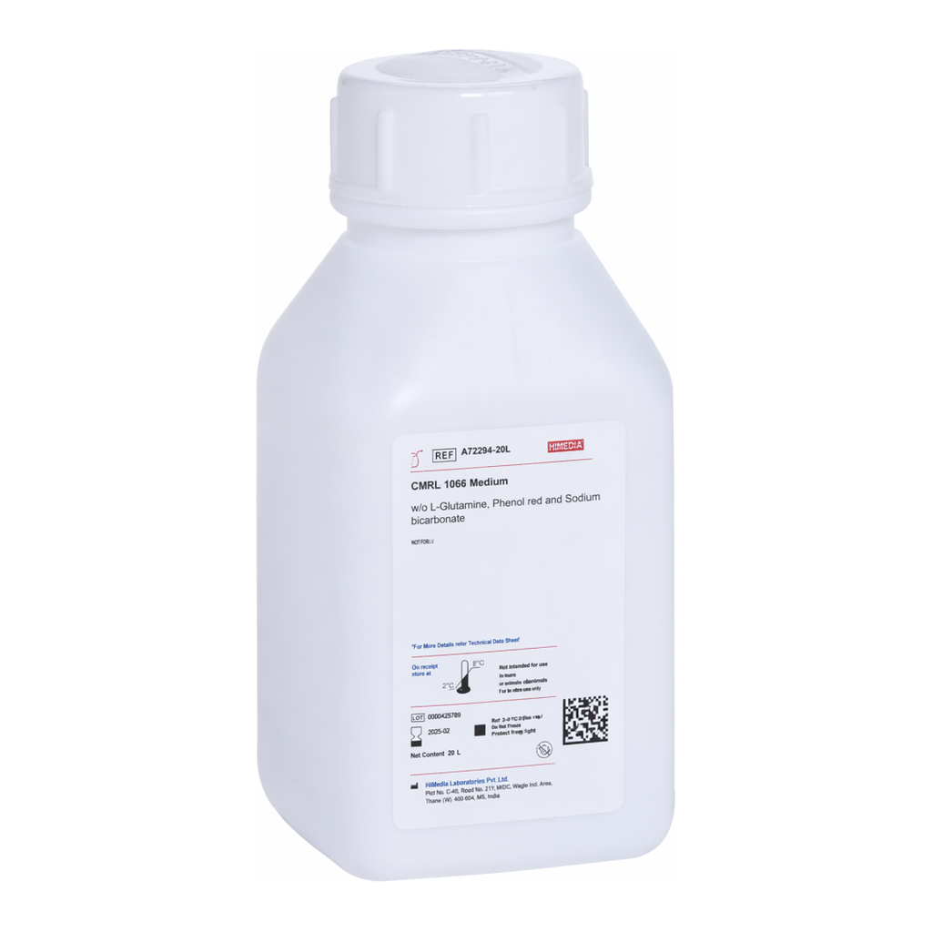Himedia CMRL 1066 Medium w/o L-Glutamine, Phenol red and Sodium bicarbonate
