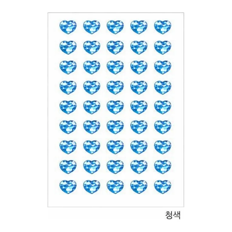 OFFICENEX 홀로그램견출지 20-6002B 청색(14*13 7장)