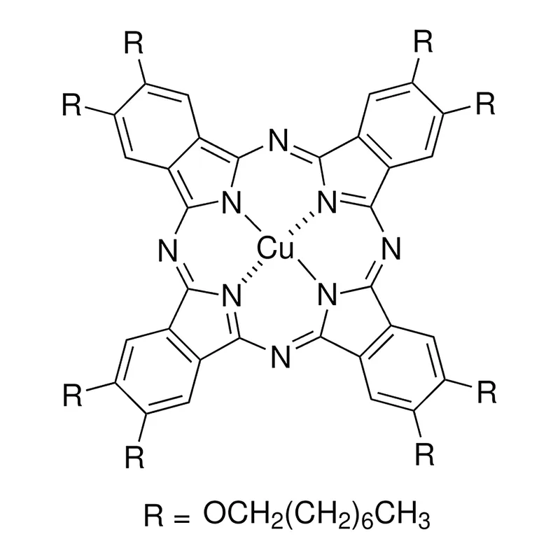 Merck Copper(II) 2,3,9,10,16,17,23,24-octakis(octyloxy)-29H,31H-phthalocyanine