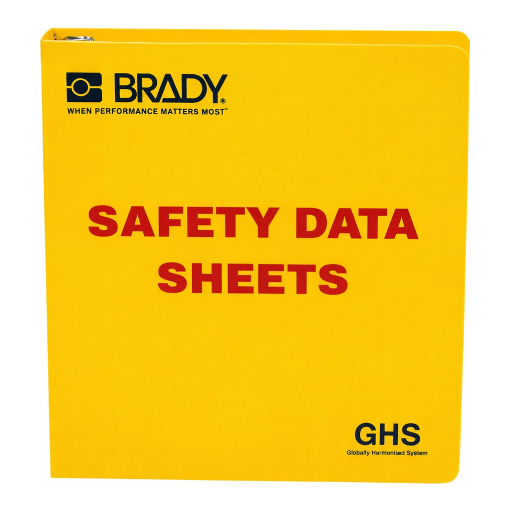 Brady GHS - 1.5" Safety Data Sheet Binder - English