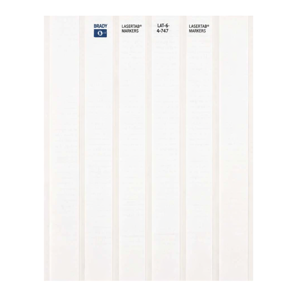 Brady LaserTab Polyester Labels