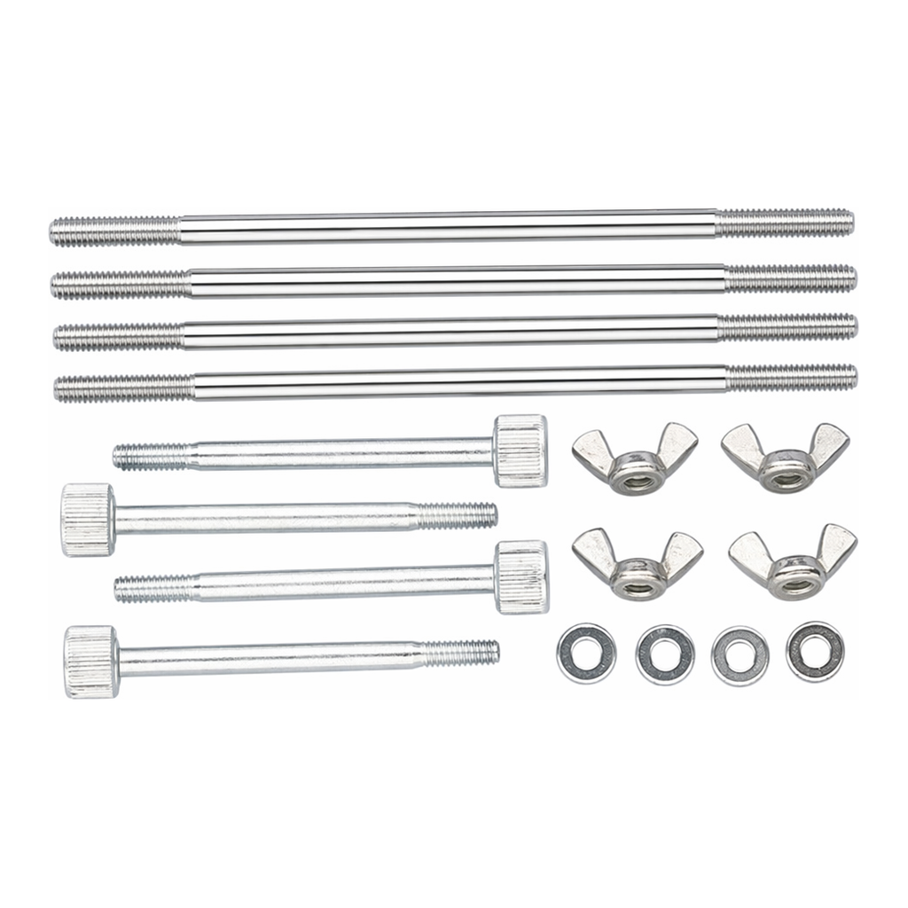 Cole-Parmer Masterflex L/S Easy-Load Pump Head Mounting Hardware, Two Pump Heads, Stainless Steel
