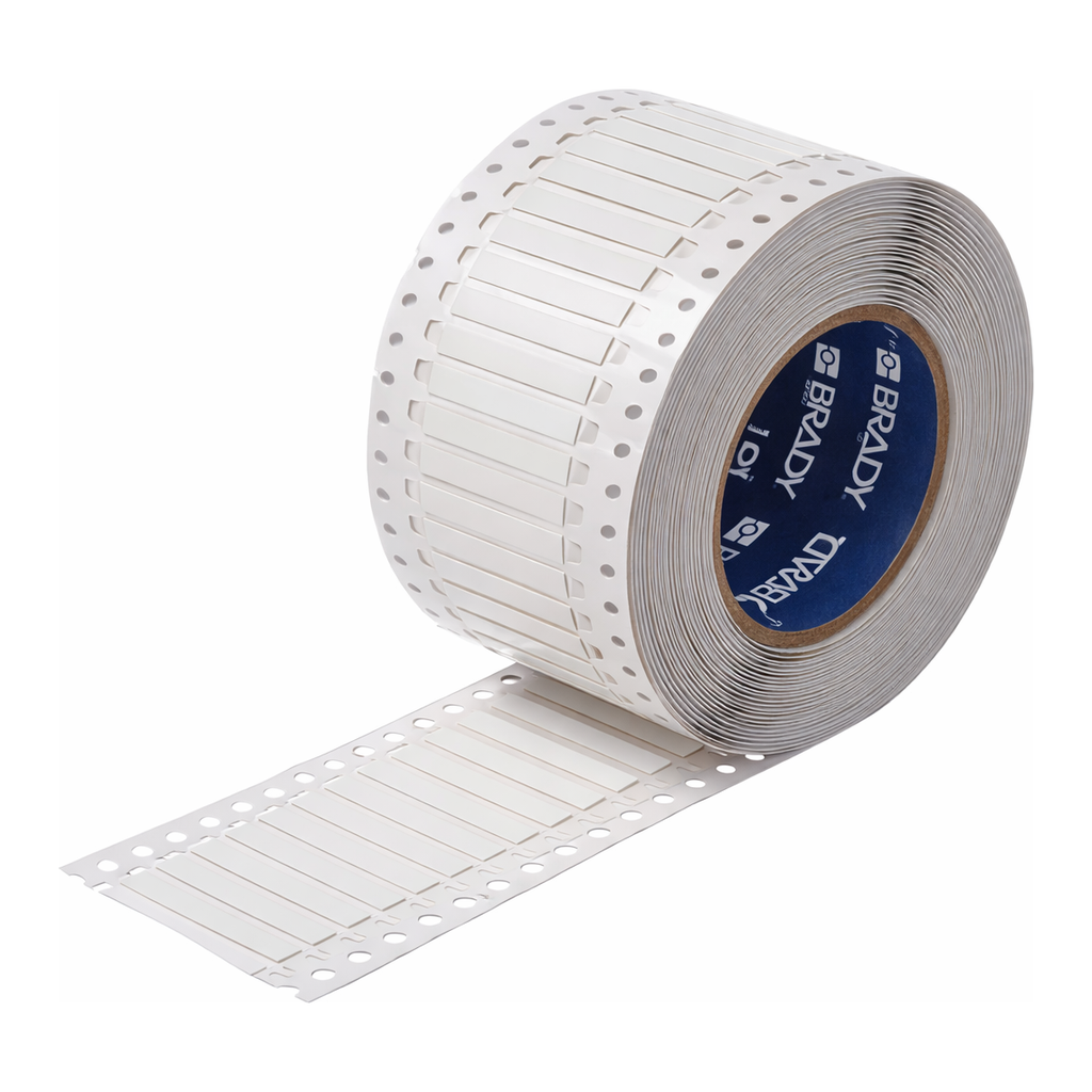 Brady PermaSleeve Fluid Resistant Heat Shrink Labels, 1/8" Dia, for 3" Core Printers