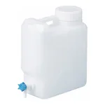 AS ONE Flat Bottle with Stopcock 10L