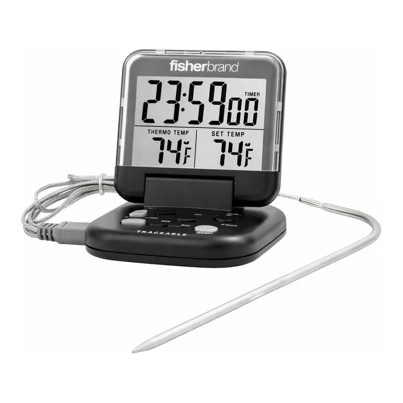 Thermo Fisher Scientific Digital Thermometers with Stainless-Steel Probe on Cable
