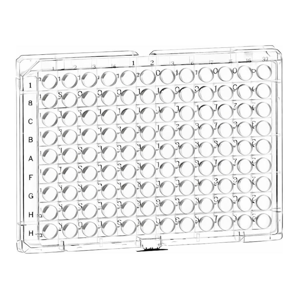 Greiner Bio One CELLCULTURE MICROPLATE, 96 WELL, PS, F-BOTTOM(CHIMNEY WELL), CLEAR, CELLSTAR®, TC, LID WITH CONDENSATION RINGS, STERILE, SINGLE PACKED