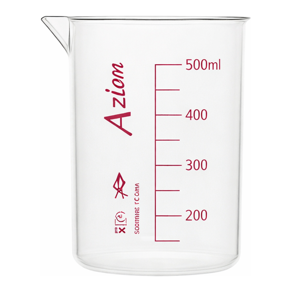 Merck Azlon Graduated Griffin-Style Low Form Beakers