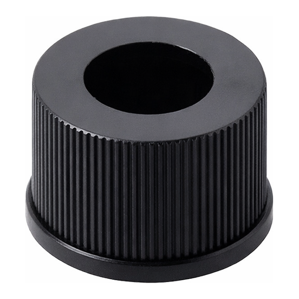 Waters Black Phenolic 12 x 32 mm Screw Neck Cap, 100/pk