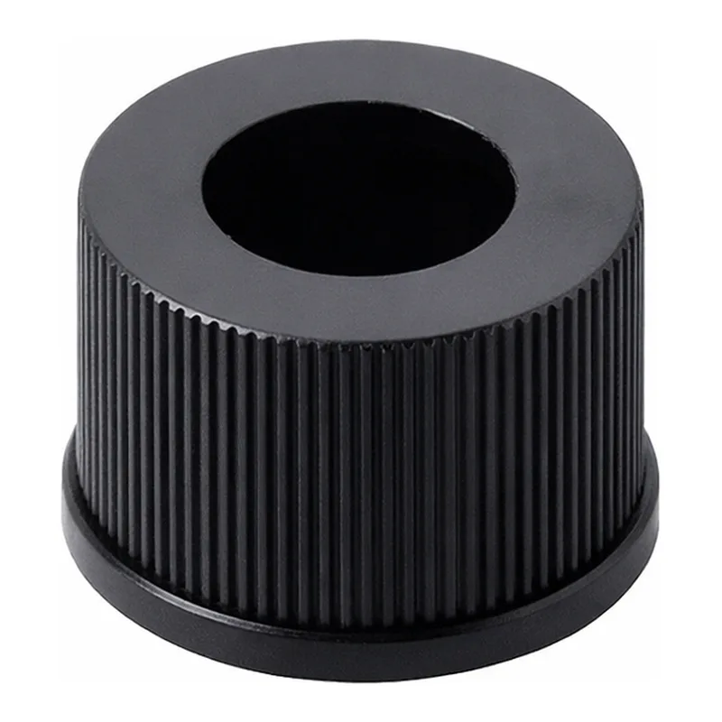Waters Black Phenolic 12 x 32 mm Screw Neck Cap, 100/pk