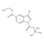 Merck 1-tert-Butyl 5-ethyl 3-bromo-1H-indazole-1,5-dicarboxylate