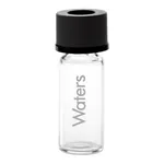 Waters LCGC Certified Clear Glass 12 x 32 mm Screw Neck Vial, with 10 mm Cap and PTFE/Silicone Septum, 2 mL Volume, 100/pk