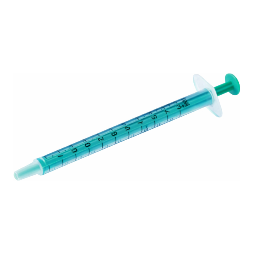 Henke-Ject AB1LS / ALL 플라스틱 실험용 주사기(syringe), 1mL, Luer Tip (일반형), 비멸균, Mini-bulk[100EA/PK]