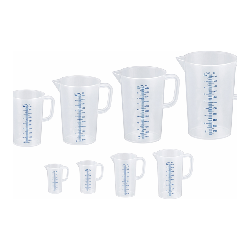 AS ONE Tall Measure Cup (with Blue Scale), 톨 계량컵 (청색 눈금)