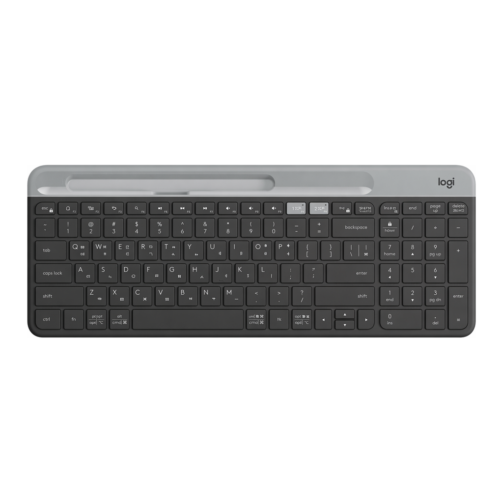 OFFICENEX [P]무선 멀티디바이스 키보드 (K580/그라파이트 그레이/Logitech)