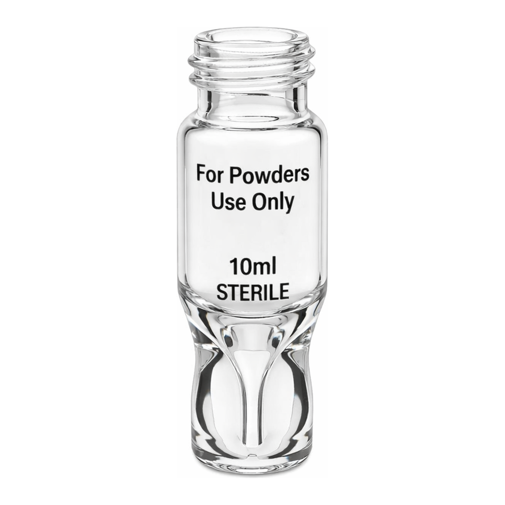 Waters Clear Glass 12 x 32 mm Screw Neck Total Recovery Vial, 1 mL Volume, 100/pk