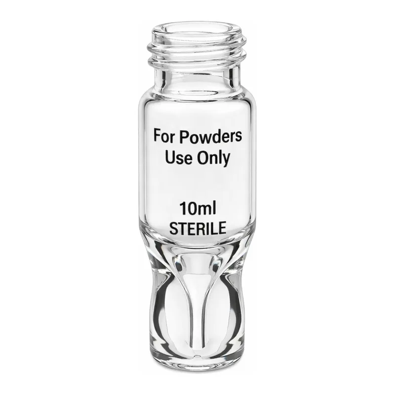 Waters Clear Glass 12 x 32 mm Screw Neck Total Recovery Vial, 1 mL Volume, 100/pk
