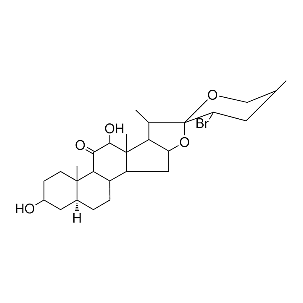 Merck 23-BROMO-3BETA,12BETA-DIHYDROXY-