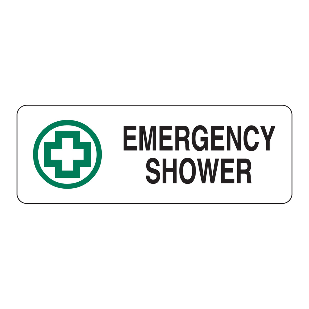 Brady Emergency Shower Sign
