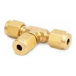 Agilent Tee, 1/8 inch Brass