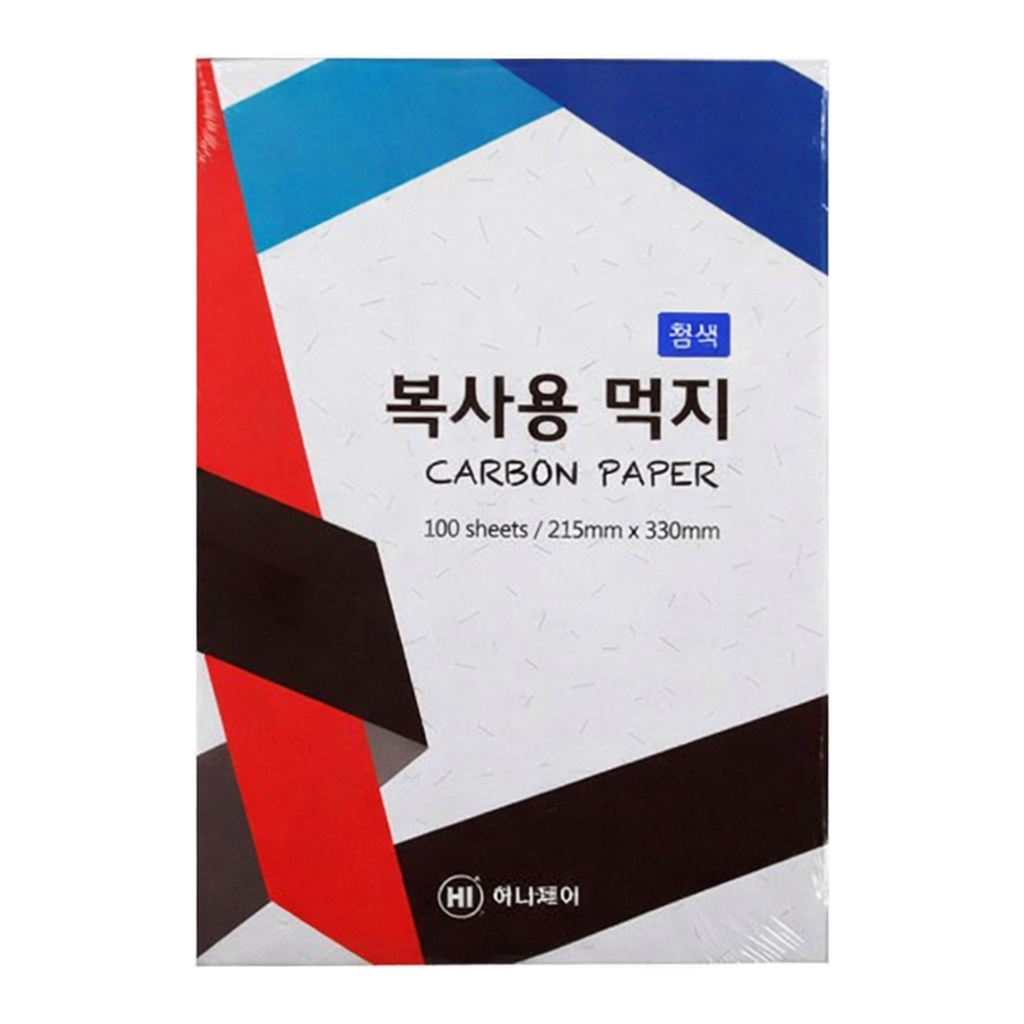OFFICENEX 하나제이 먹지 청색 100매
