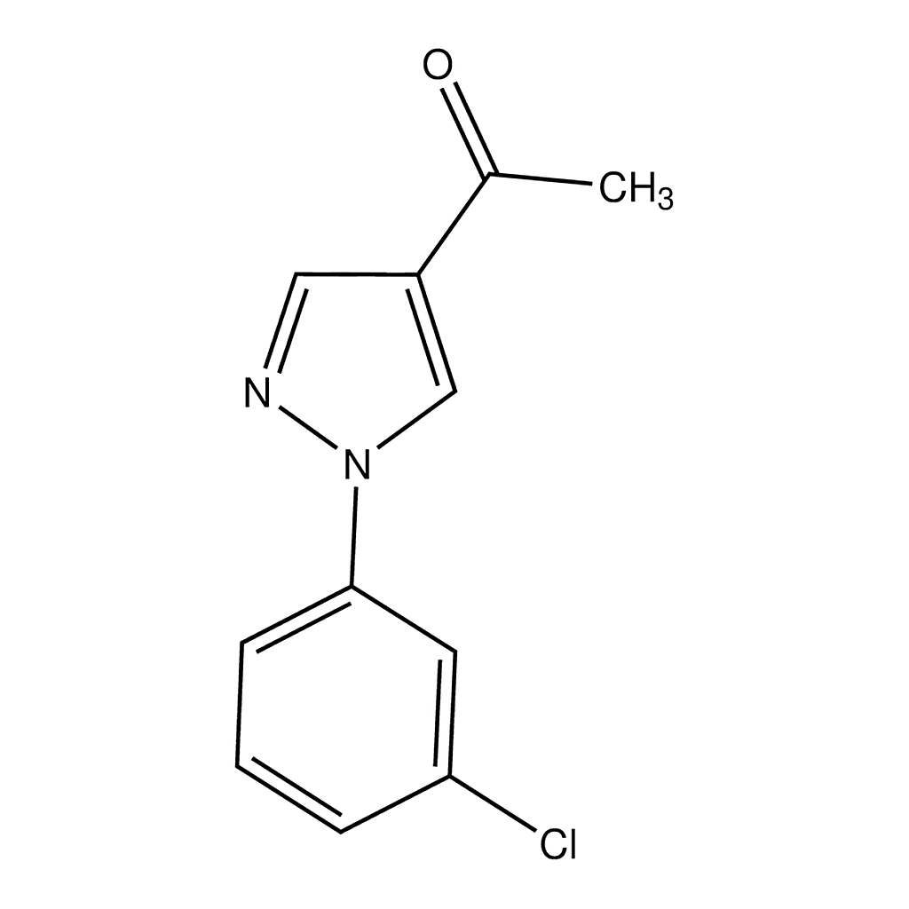 Merck 1-[1-(3-Chlorophenyl)-1H-pyrazol-4-yl]ethanone
