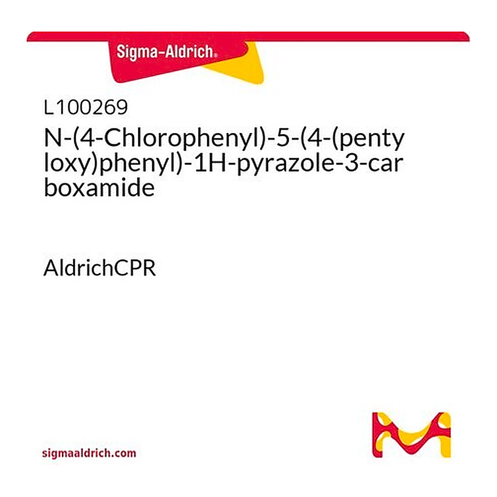 Merck N-(4-Chlorophenyl)-5-(4-(pentyloxy)phenyl)-1H-pyrazole-3-carboxamide