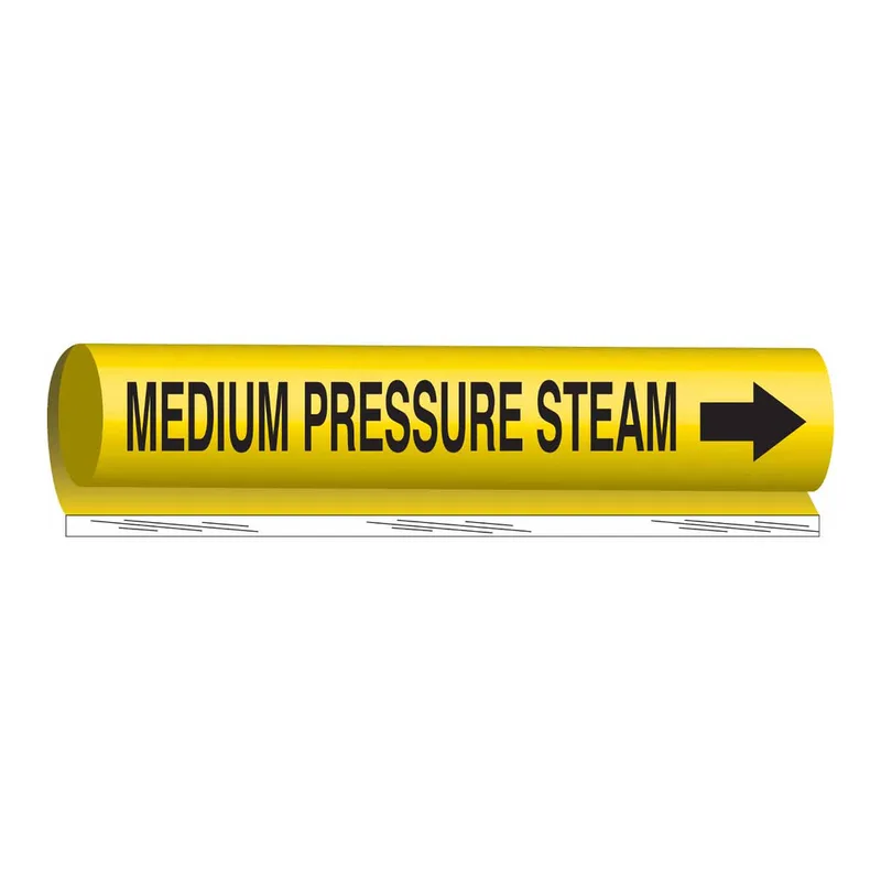 Brady MEDIUM PRESSURE STEAM High Performance Pipe Marker