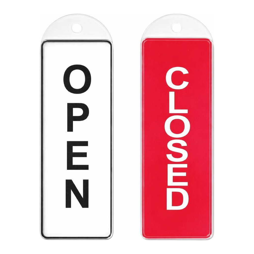 OFFICENEX [P]아트사인 OPEN/CLOSED 시스템/걸이/(9156/85*255*7, 양면)
