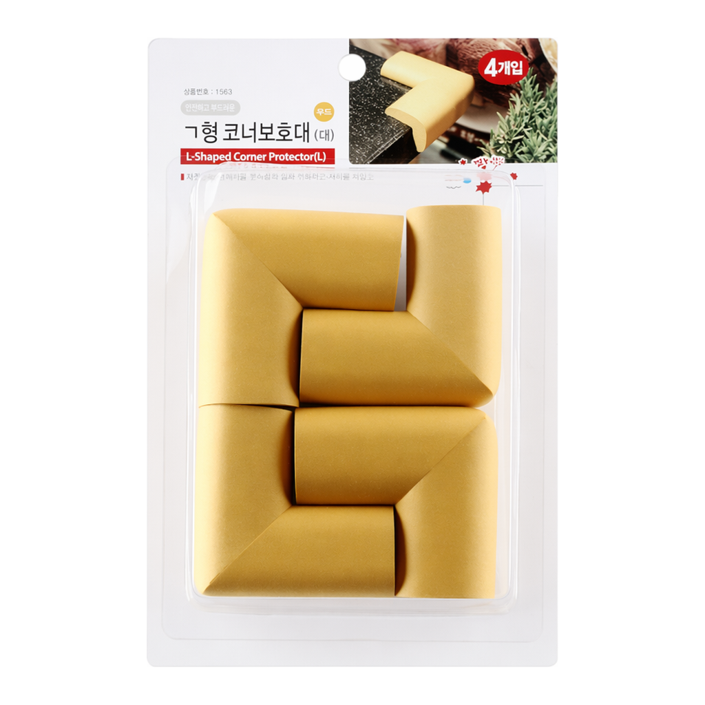 OFFICENEX [P]코너보호대(베이지)대 L1014 9878(70*70*13(4개입)