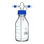 AS ONE Gas Washing Bottle(with Screw GL45), 스크루 캡 가스세척병