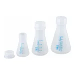 AS ONE Plastic Flask (Screw Cap Type), 스크루캡형 플라스틱 플라스크