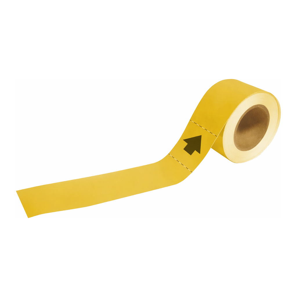 Brady BLANK YELLOW Pipe Markers-To-Go