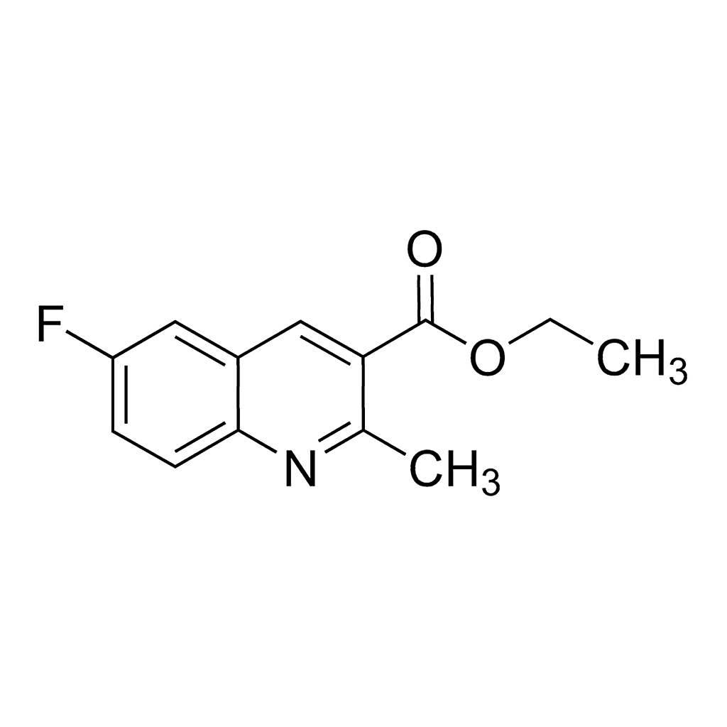 Merck 6-Fluoro-2-methylquinoline-3-carboxylic acid ethyl ester