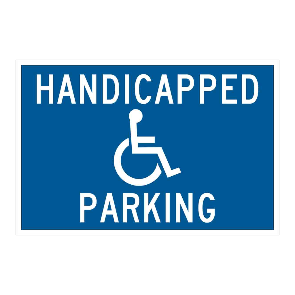 Brady Handicapped Parking Sign