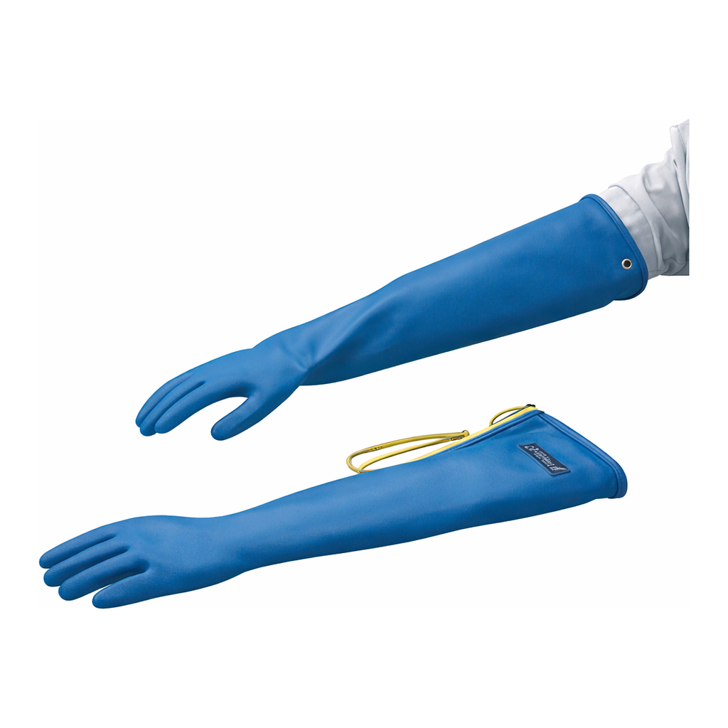 Daihan Science CSM/NBR Conc-Acid Resistant Glove, Weather·Temp-resistant, L550 & 580mm<br>Ideal