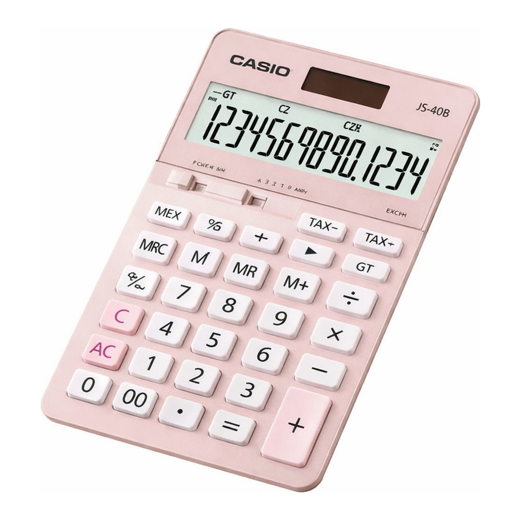 OFFICENEX 카시오 계산기(JS-40B/핑크)
