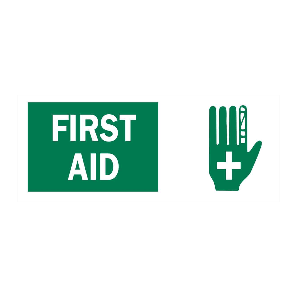 Brady First Aid Sign